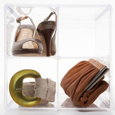 Adjustable Shoe and Handbag Storage Cube